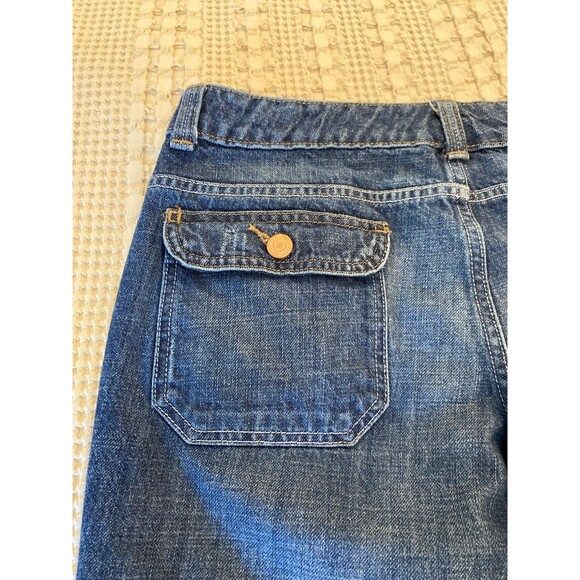 Mossimo Supply Co Denim Shorts  Women’s Size 11 Long Walking Bermuda Distressed - Picture 4 of 9